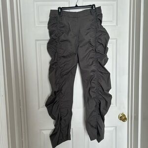 Ruffled Gray Pants